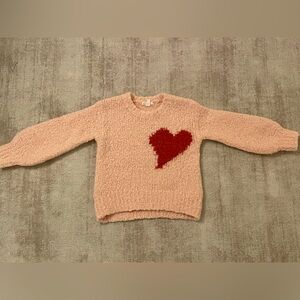 Crewcuts Heart Sweater- Size 4-5